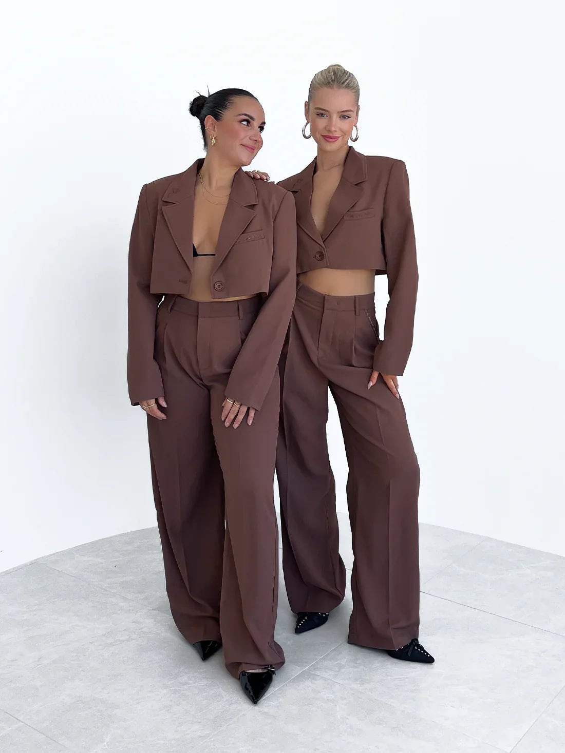 Cropped Blazer – Bianca Blue