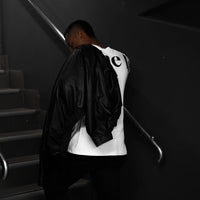 Leather Bomber Jacket