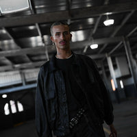 Leather Bomber Jacket