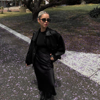 Leather Bomber Jacket