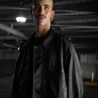 Leather Bomber Jacket