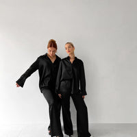 Satin Drawstring Trousers