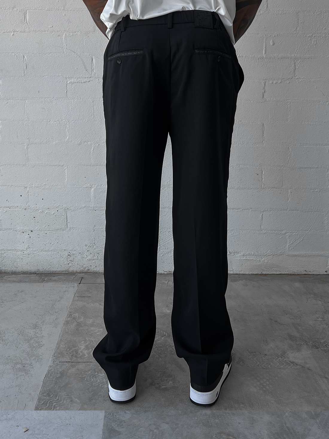 Straight Leg Tailored Trousers