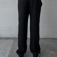 Straight Leg Tailored Trousers