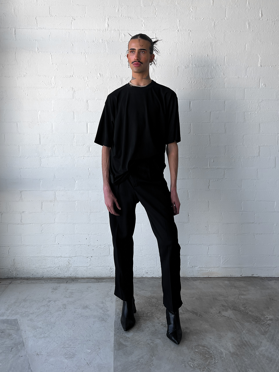 Straight Leg Tailored Trousers