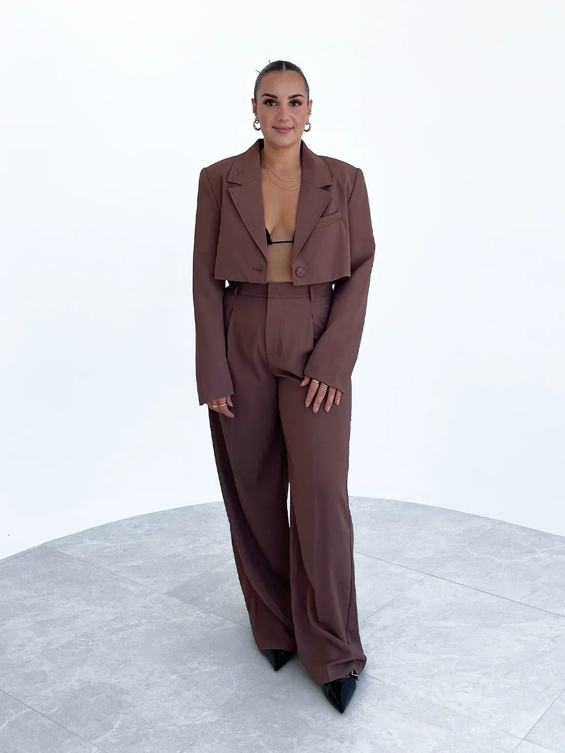 Chocolate Suit Trousers