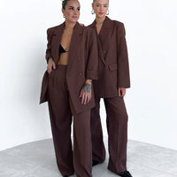 Chocolate Suit Trousers