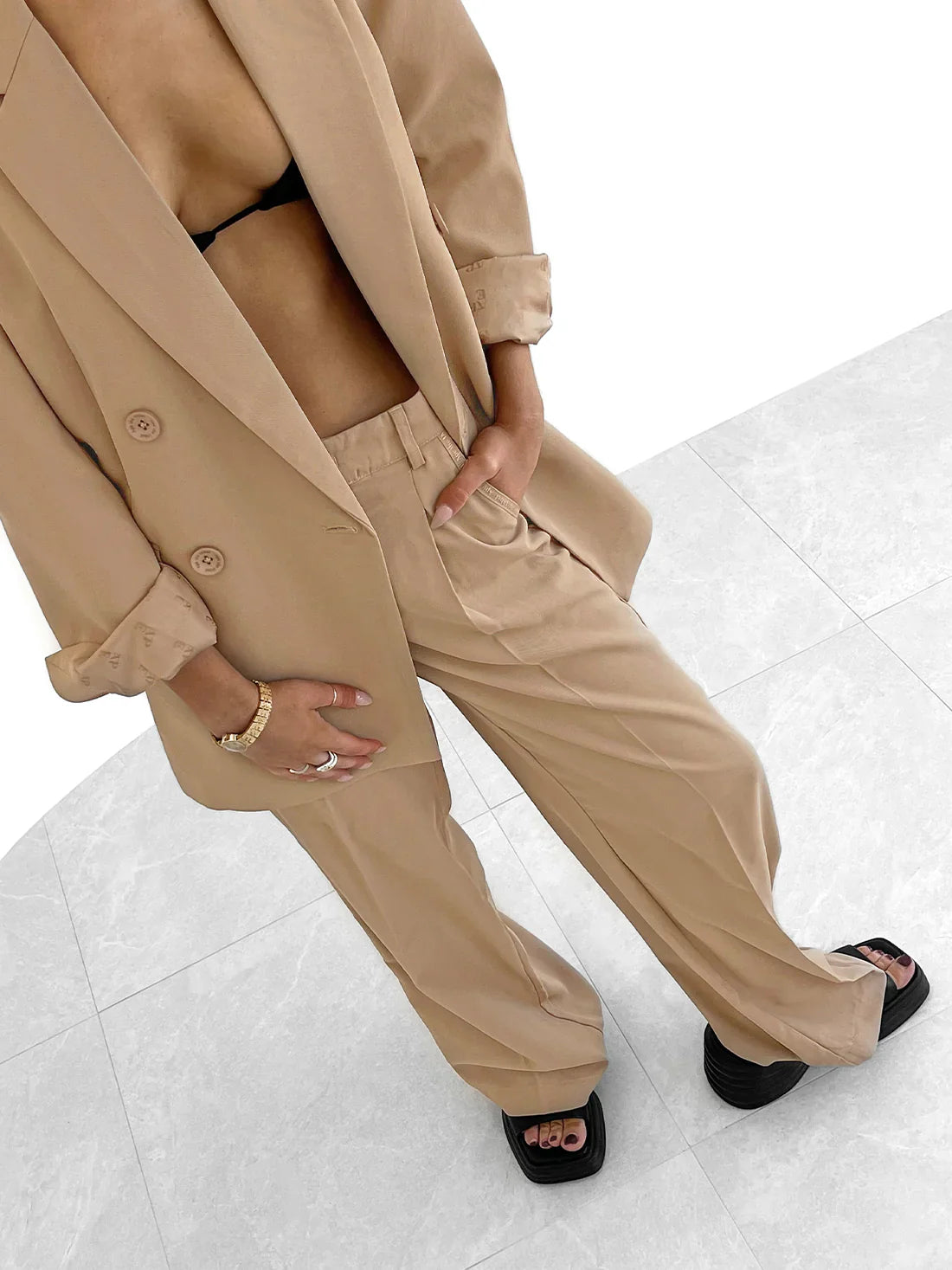 Tan Trousers