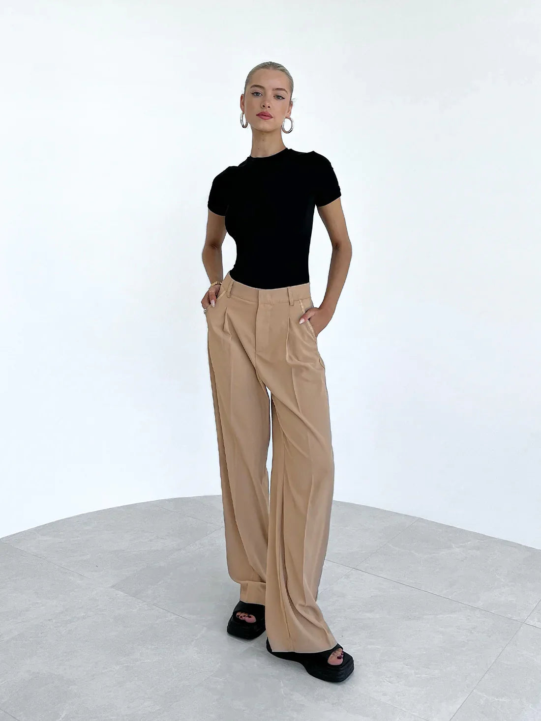Tan Trousers