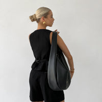 Black Tailored Shorts