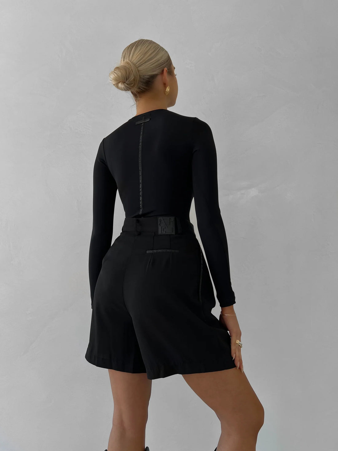 Black Tailored Shorts