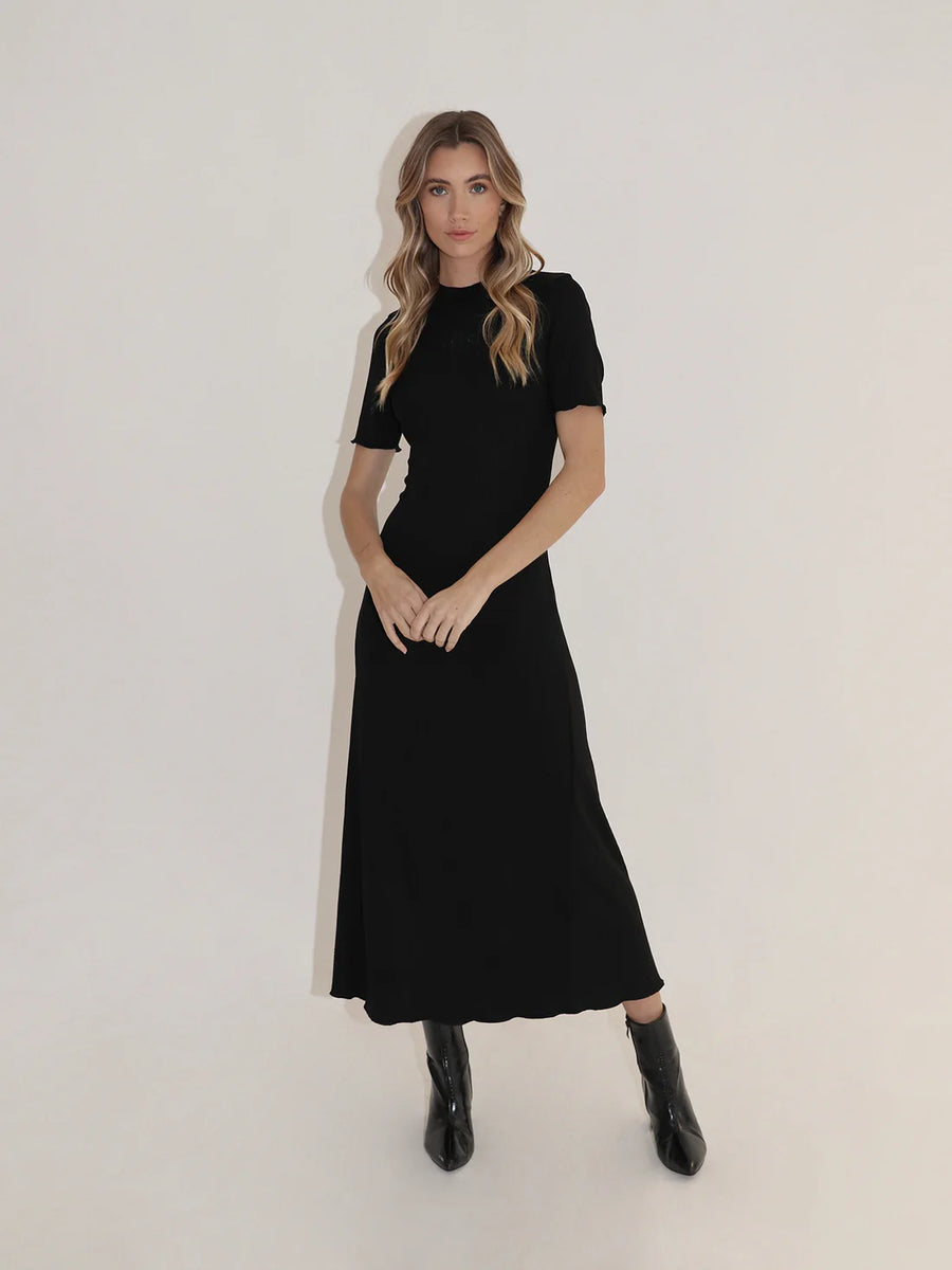Capped Sleeve Dress