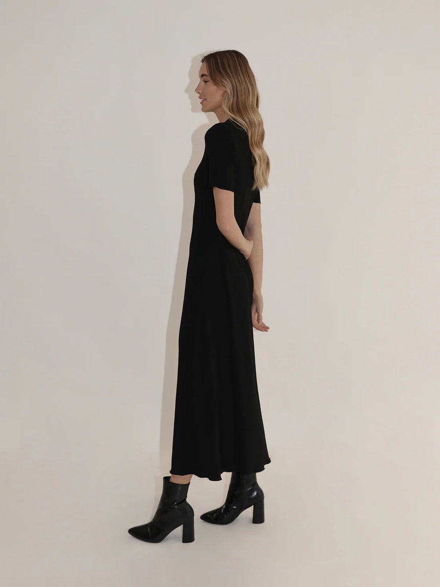 Capped Sleeve Dress