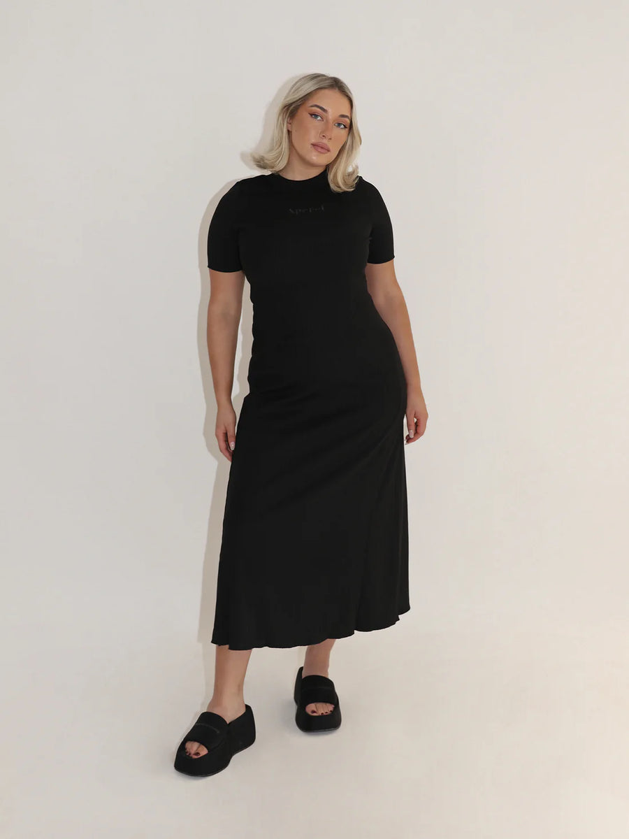 Capped Sleeve Dress