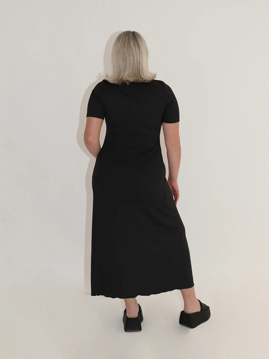 Capped Sleeve Dress