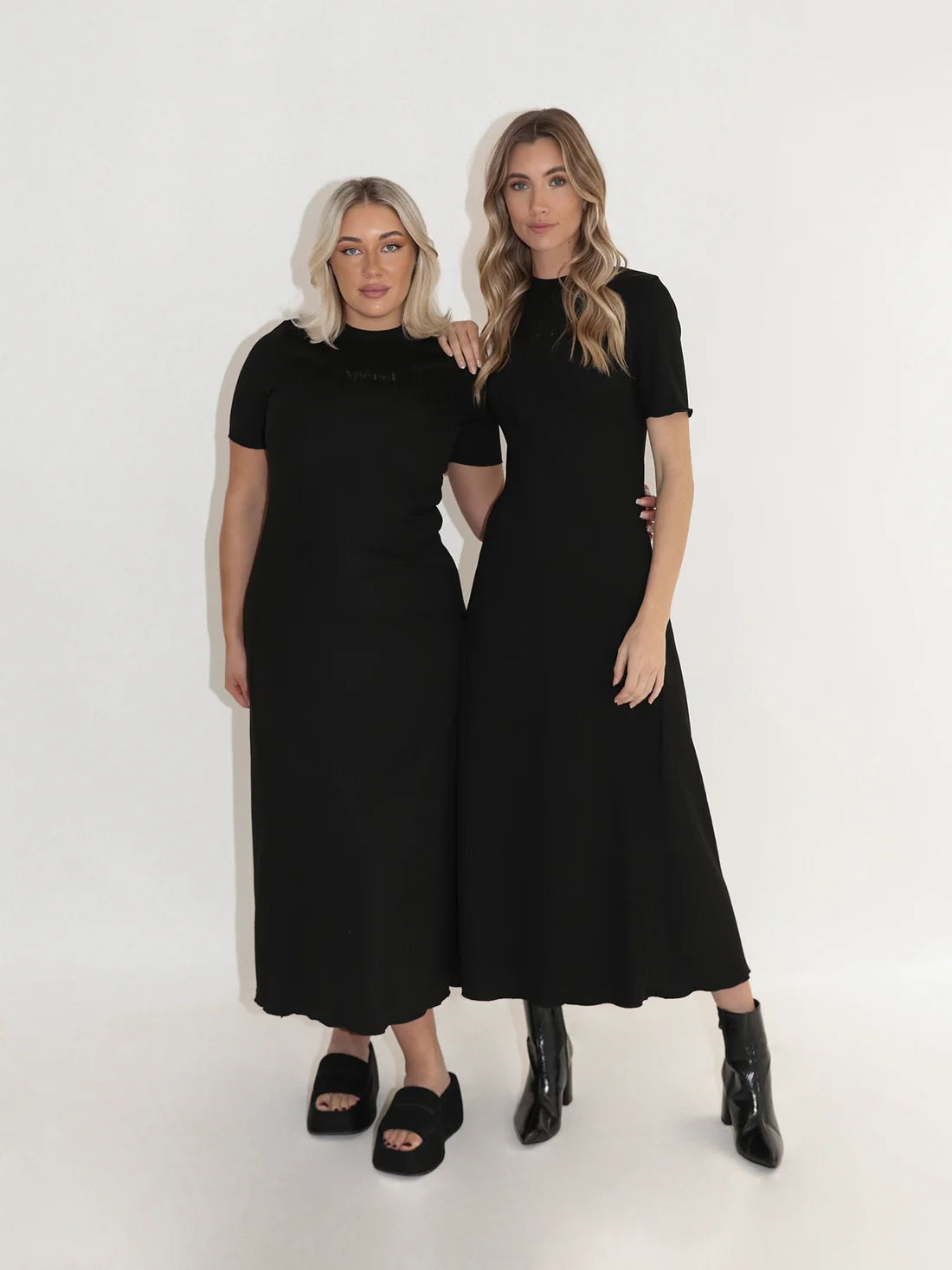 Capped Sleeve Dress