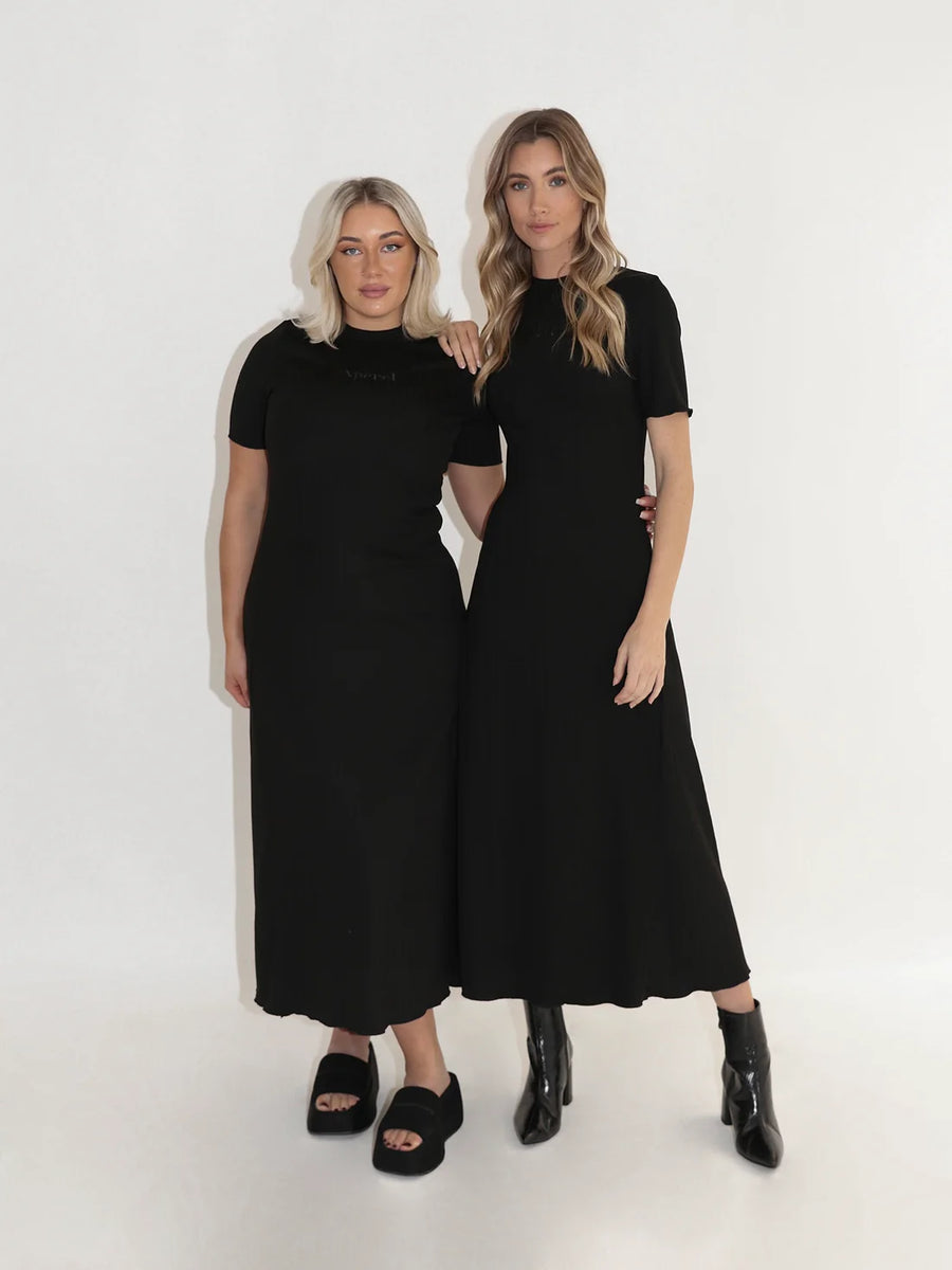 Capped Sleeve Dress
