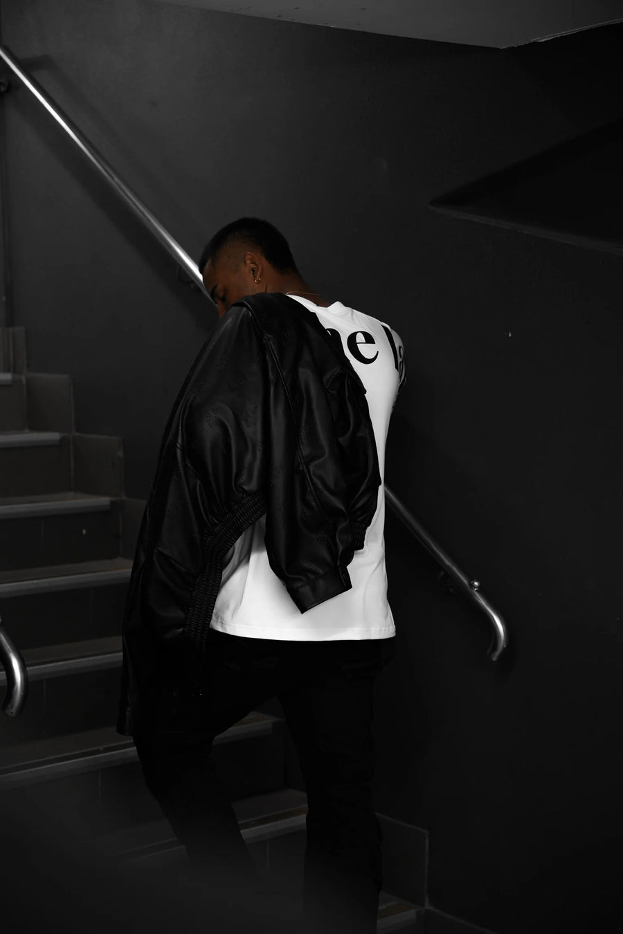 Leather Bomber Jacket
