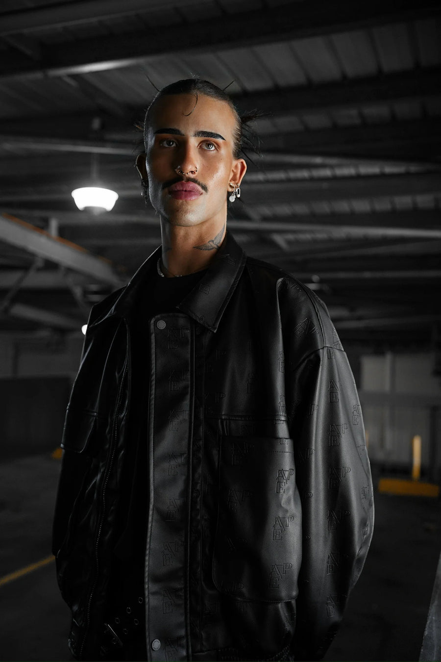 Leather Bomber Jacket